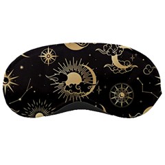 Asian Seamless Pattern With Clouds Moon Sun Stars Vector Collection Oriental Chinese Japanese Korean Sleep Mask
