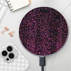Glitter Light Lights Pastel Pattern Style Texture Wireless Fast Charger(white)