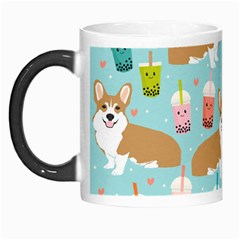 Corgi Boba Tea Bubble Tea Kawaii Food Welsh Corgis Dog Pattern Morph Mug