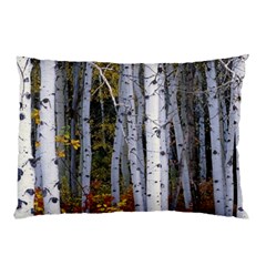 White Birch Trees Autumn Pillow Case (two Sides)