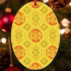 Art Pattern Design Background Uv Print Acrylic Ornament Oval