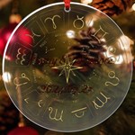 Personalized Name Constellation UV Print Acrylic Ornament Round UV Print Acrylic Ornament Round Front