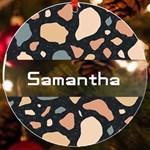 Personalized Name Stone UV Print Acrylic Ornament Round UV Print Acrylic Ornament Round Front