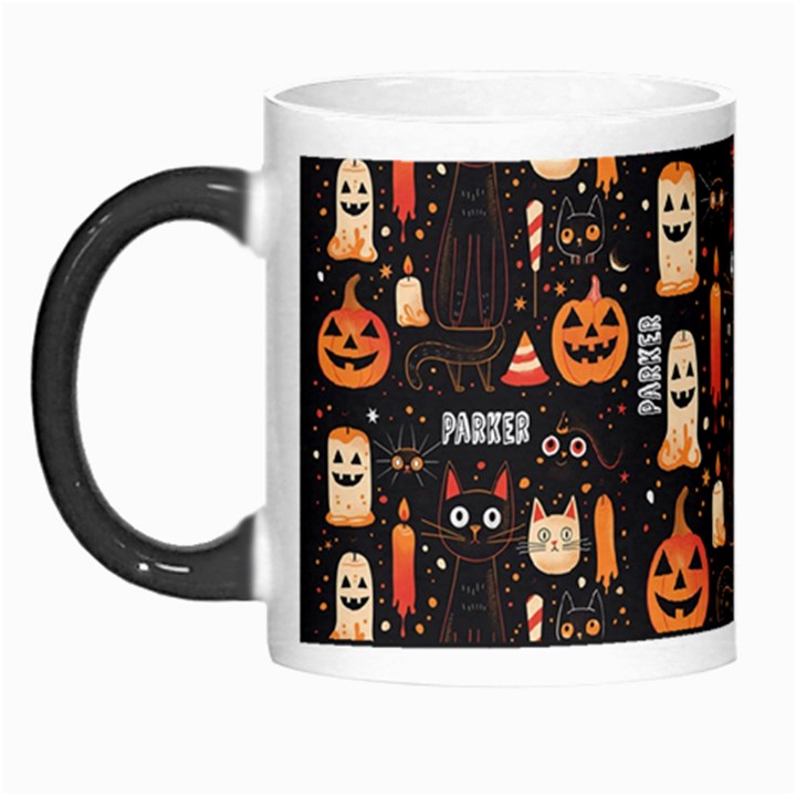 Personalized Halloween Name Any Text Morph Mug Morph Mug