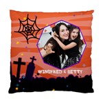 Personalized Photo Halloween Cemetery Standard Cushion Case Standard Cushion Case (One Side) Front