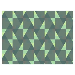 Texture Triangle Two Sides Premium Plush Fleece Blanket (baby Size)