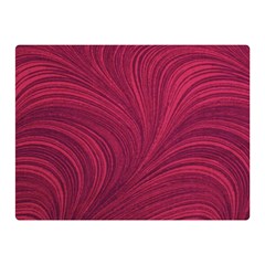 Purple Fabric Texture, Fabric Backgrounds With Lines Two Sides Premium Plush Fleece Blanket (mini)