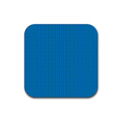 Blue Lego Texture Macro, Blue Dots Background, Lego Rubber Coaster (square)