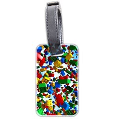 Falling Lego Bricks, Desenho Luggage Tag (two Sides)