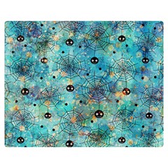 Cute Spiders Pattern, Adoxali, Halloween Two Sides Premium Plush Fleece Blanket (teen Size)