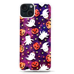 Fun Halloween Ghosts, Adoxali, Fun, Halloween Iphone 15 Tpu Uv Print Case