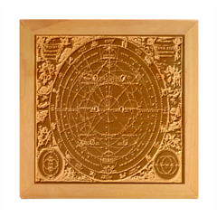 Astronomie Astrologie Vintage  Wood Photo Frame Cube