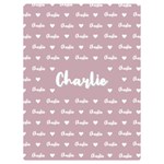 Personalized Name Kids Baby Gift Two Sides Premium Plush Fleece Blanket (Baby Size) 40, x30,  Blanket Front