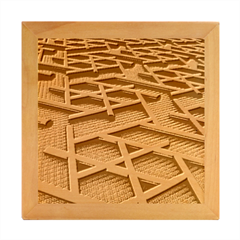 0118 F Expression Of Structure Large Wood Photo Frame Cube