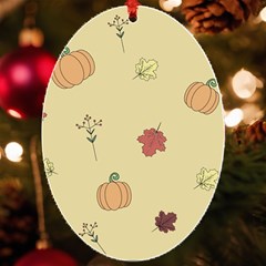 Halloween Fall Pattern Uv Print Acrylic Ornament Oval