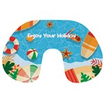 Personalized My Love Name Many Holiday Travel Neck Pillow Travel Neck Pillow Front