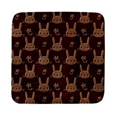 Cute Bunny Pattern, Easter, Koteto Square Wood Guitar Pick Holder Case And Picks Set