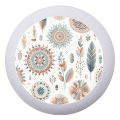Pastel-boho-pattern Dento Box With Mirror