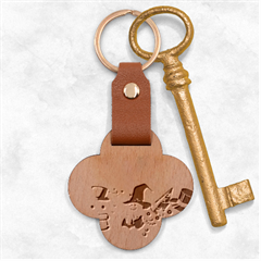 Let s Have Fun With Snowmen Engraved Wood Key Chain