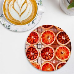 Peorange, Fruit, Citrus Uv Print Round Tile Coaster