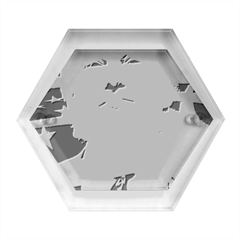 Donald Trump Flag Hexagon Wood Jewelry Box