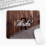  Wood Grain Name  Large Mousepad Front