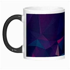Turquoise Abstract Black Galaxy Pattern Turquoise Morph Mug