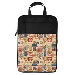 Letters Writing Paper Text Pattern Foldable Shoe Storage Bag