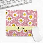  Daisy Smiley Face  Large Mousepad Front
