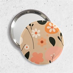 Minimalist Pattern With Simple Lines,flower And Shapes, Creating A Clean And Modern 2 25  Handbag Mirrors