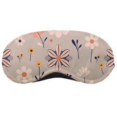  Minimalist Pattern With Simple Lines,flower And Shapes, Creating A Clean And Modern Sleep Mask