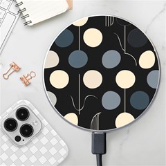 A Minimalist Pattern With Simple Lines And Shapes, Creating A Clean And Modern Aesthetic 03 Wireless Fast Charger(white)