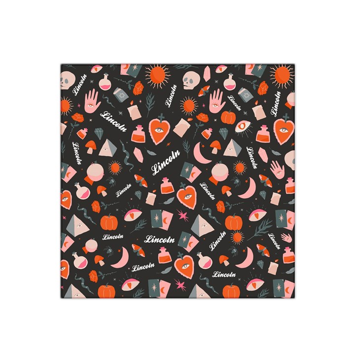 Personalized Mystery Pattern Name Any Text Satin Bandana Scarf 22  x 22 