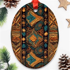 Tribal Chic Ornament (oval)