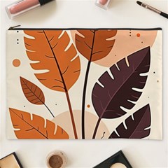 Leaves Boho Monster Nature Cosmetic Bag (xxxl)