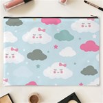 Cloud Pattern  Cosmetic Bag (XXXL) Back