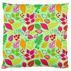 Flower Flora Floral Nature Pattern Seamless Large Cushion Case (one Side)
