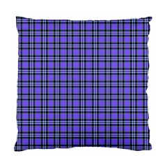 Blue Tartan Plaid 1 Standard Cushion Case (two Sides)