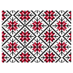 Ukrainian Folk Seamless Pattern Ornament Ethnic Ornament Border Element Traditional Art Two Sides Premium Plush Fleece Blanket (baby Size)