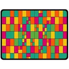 Abstract-background Fleece Blanket (large)