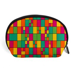Abstract-background Accessory Pouch (large)