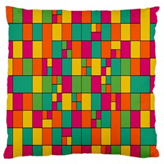 Abstract-background Large Premium Plush Fleece Cushion Case (two Sides)