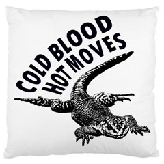 Lizard Graphic Illustration With Sarcastic Phase Large Cushion Case (one Side)
