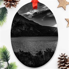Nahuel Huapi Lake And Andes Range Mountains Landscape, Bariloche, Argentina Ornament (oval)