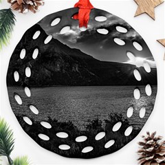 Nahuel Huapi Lake And Andes Range Mountains Landscape, Bariloche, Argentina Ornament (round Filigree)