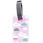 Cute Sun Cloud Seamless Pattern Luggage Tag (two sides) Front