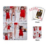 3 Photo Collage White Playing Cards Single Design (Rectangle) Back