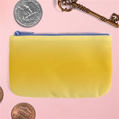 Cream Yellow To Amber Orange Bilinear Gradient Large Coin Purse