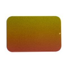 Electric Yellow To Coral Pink Linear Gradient Open Lid Metal Box (silver)  