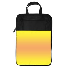 Electric Yellow To Coral Pink Bilinear Gradient Foldable Shoe Storage Bag